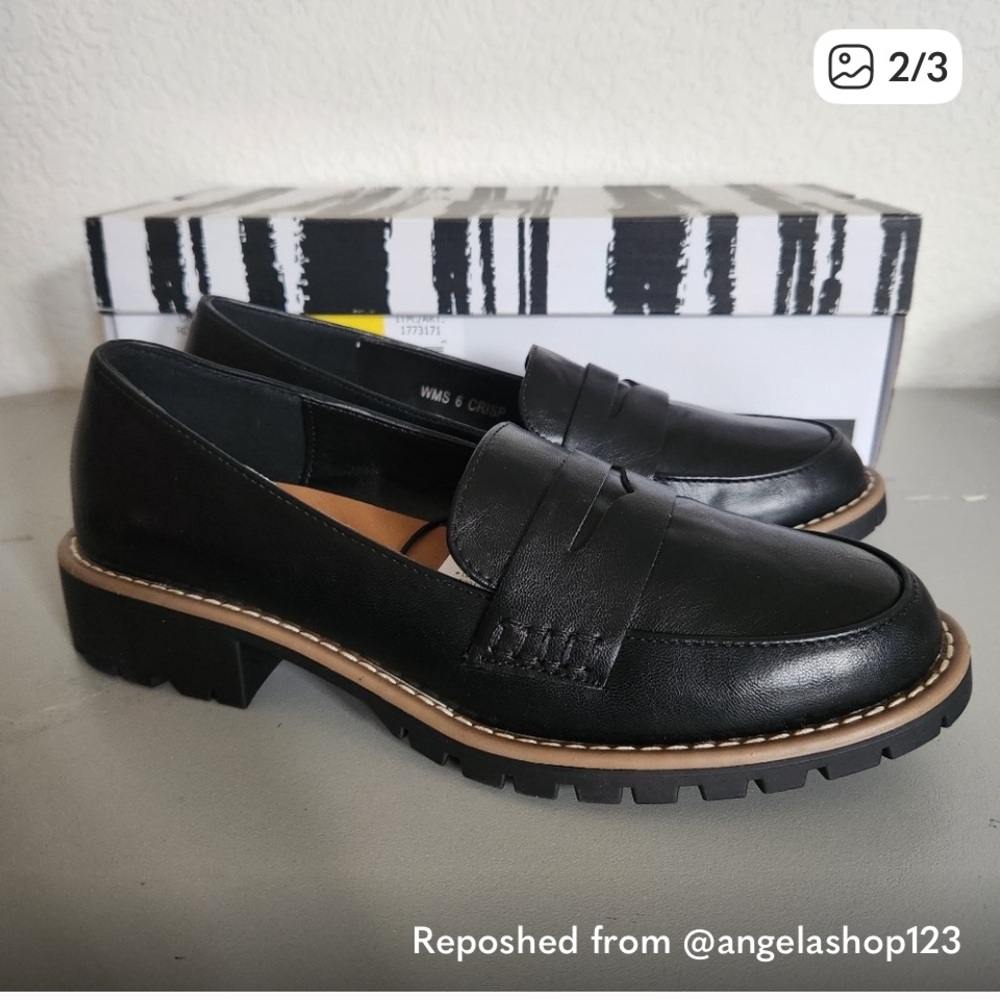 Dolce Vita Black Leather Loafers